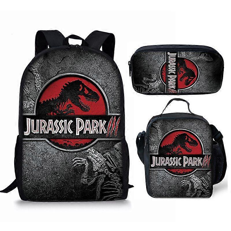 Student Backpack Three-piece Anime Cartoon Backpack
