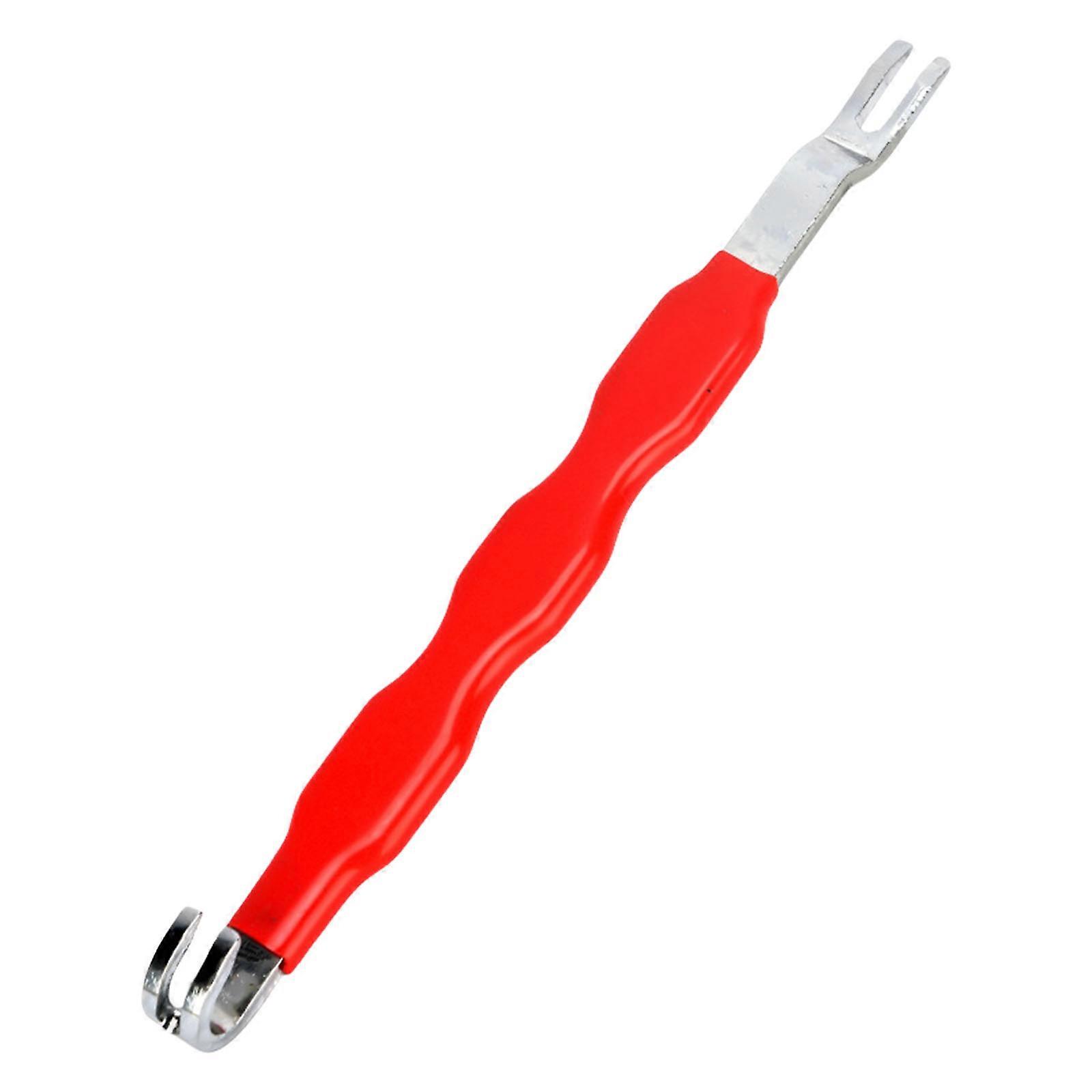 Professional Automotive Terminals Disconnect Tool Ergonomic Grip Terminals Removal Metal Build Terminals Extractors Red
