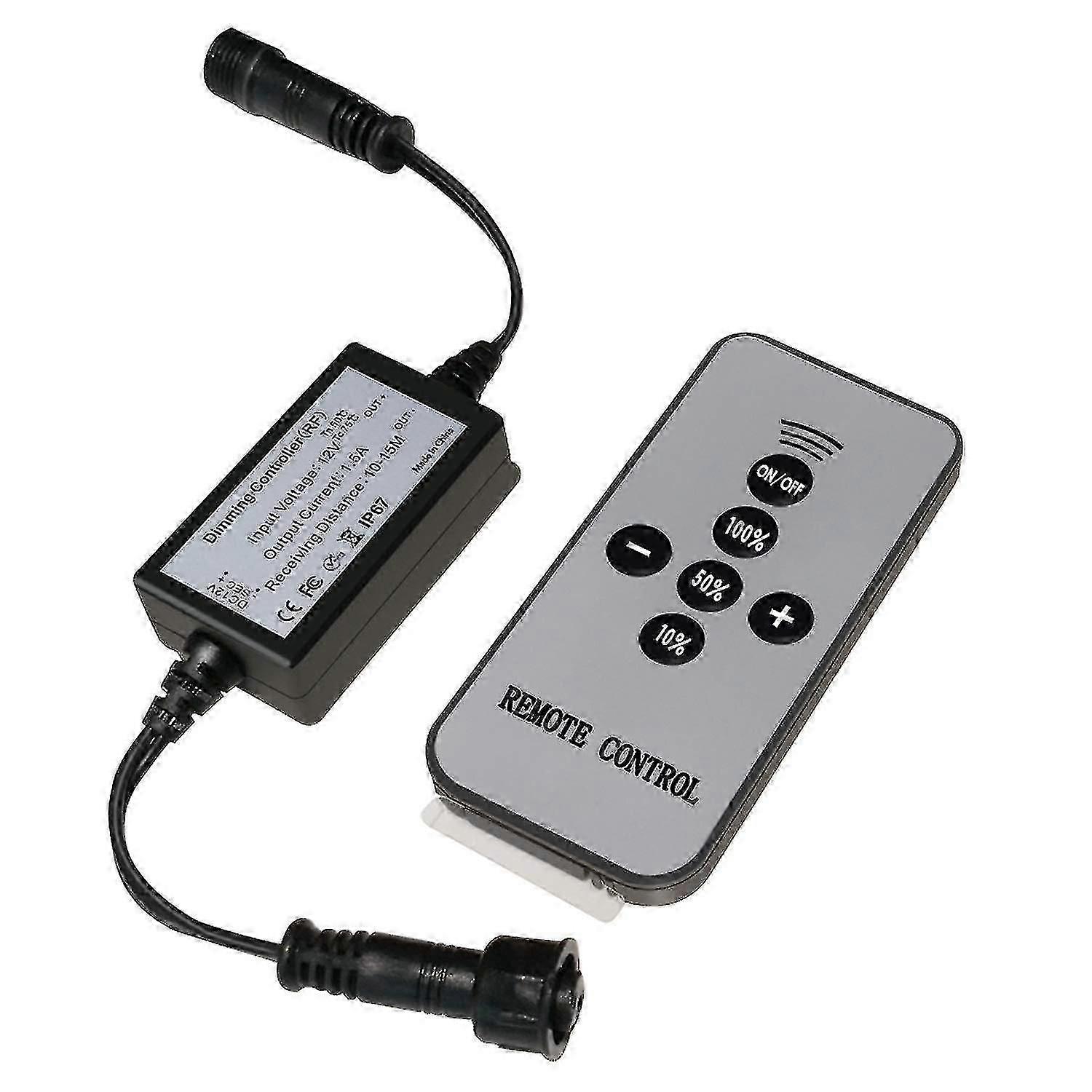 Dimmer LED com plugue DC macho fêmea para uso externo