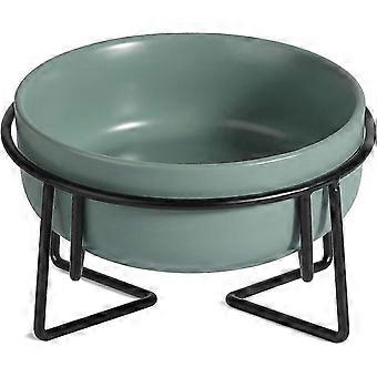 Keramisk kattefoderskål Katteskål Foder- og drikkeskål til hunde og katte Skridsikker vandfoderskål Pet Bowl