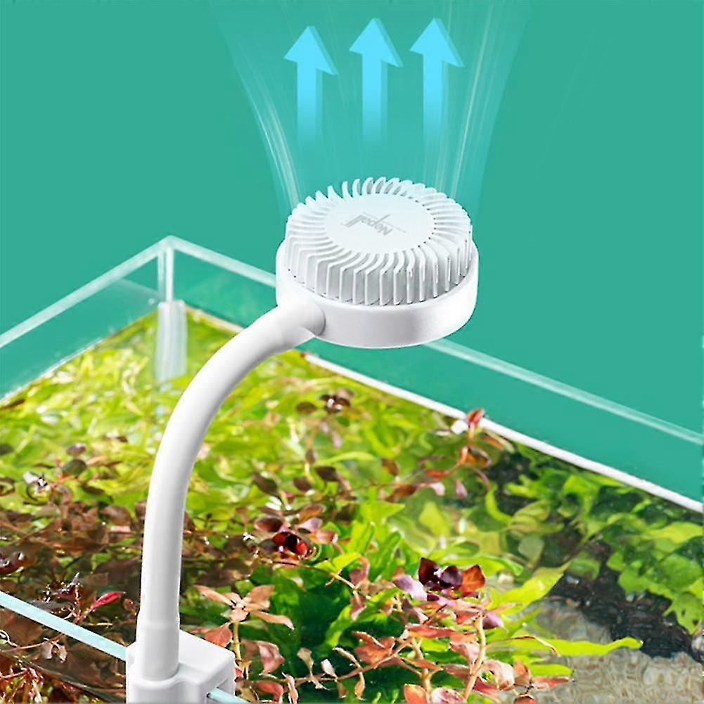 Mini Aquarium LED Light USB Charging with Separate Power Switch High Brightness Clip-type Water Plant Lamp Fishbowl Supplies