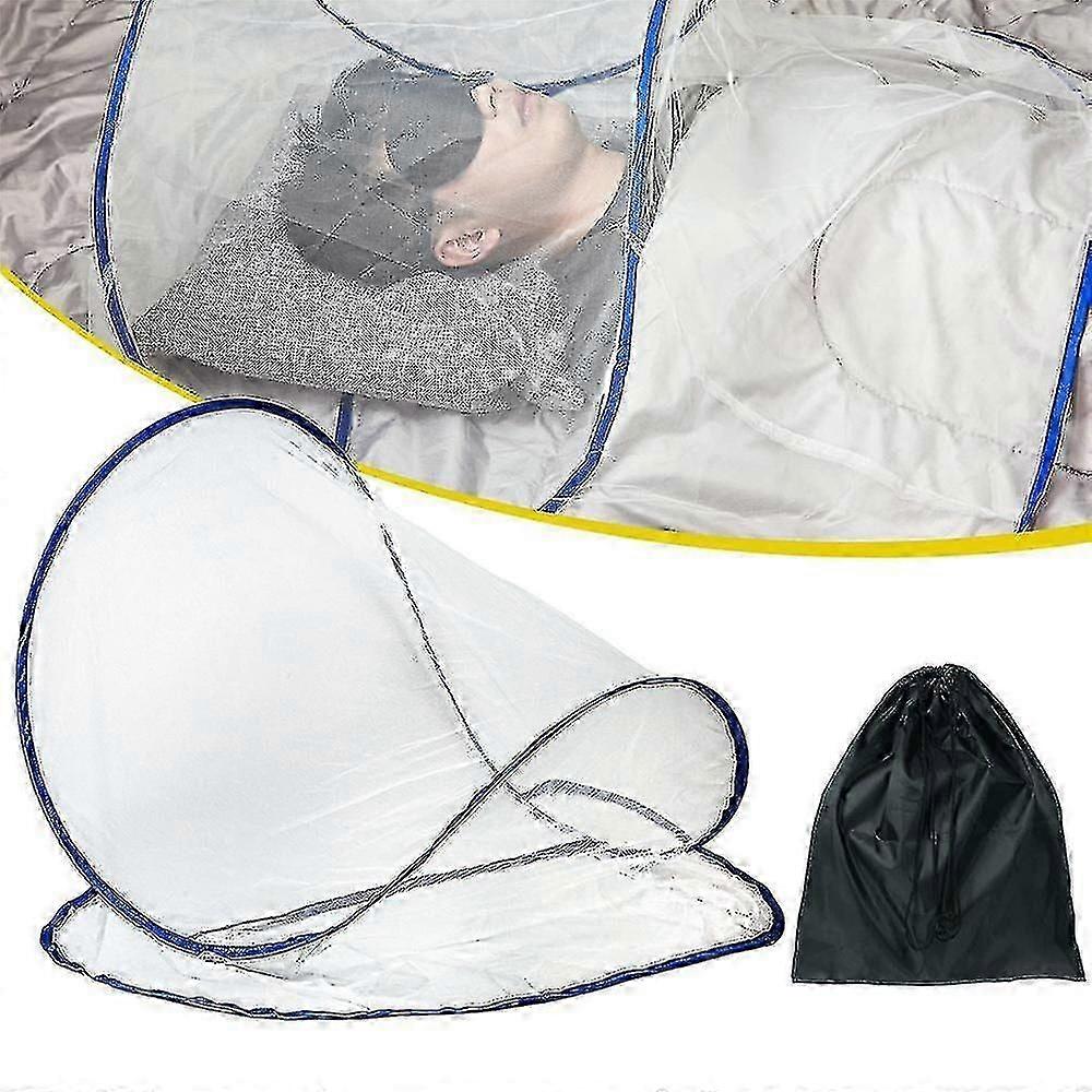 Ultra Light Portable Pop Up Mosquito Net Foldable Mini Tent For Bedding Travel Camping For Head