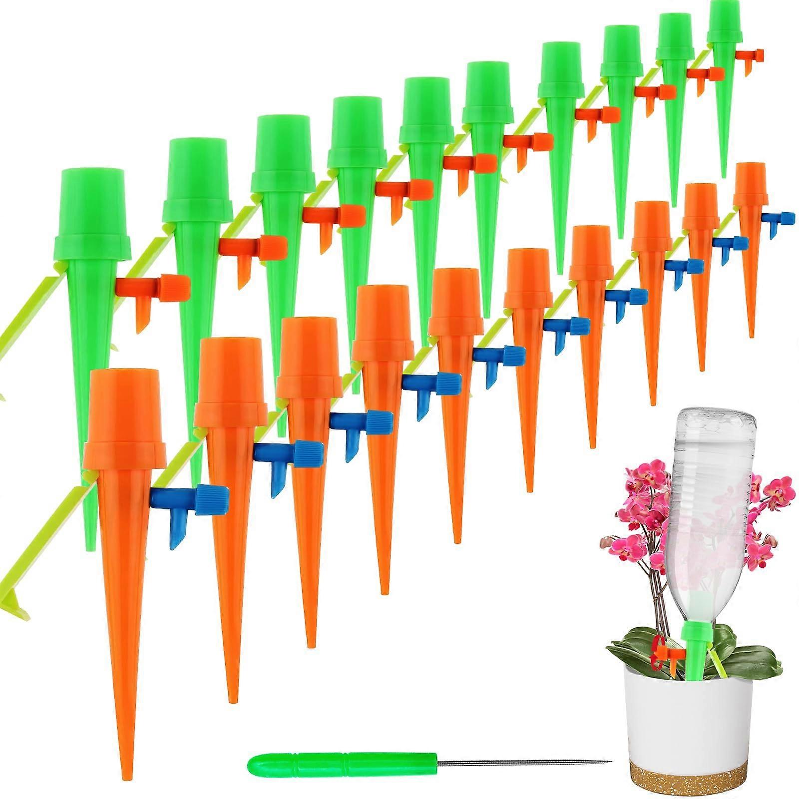 Pack of 21 Automatic Watering System for Indoor Plants, Adjustable Drip Irrigation