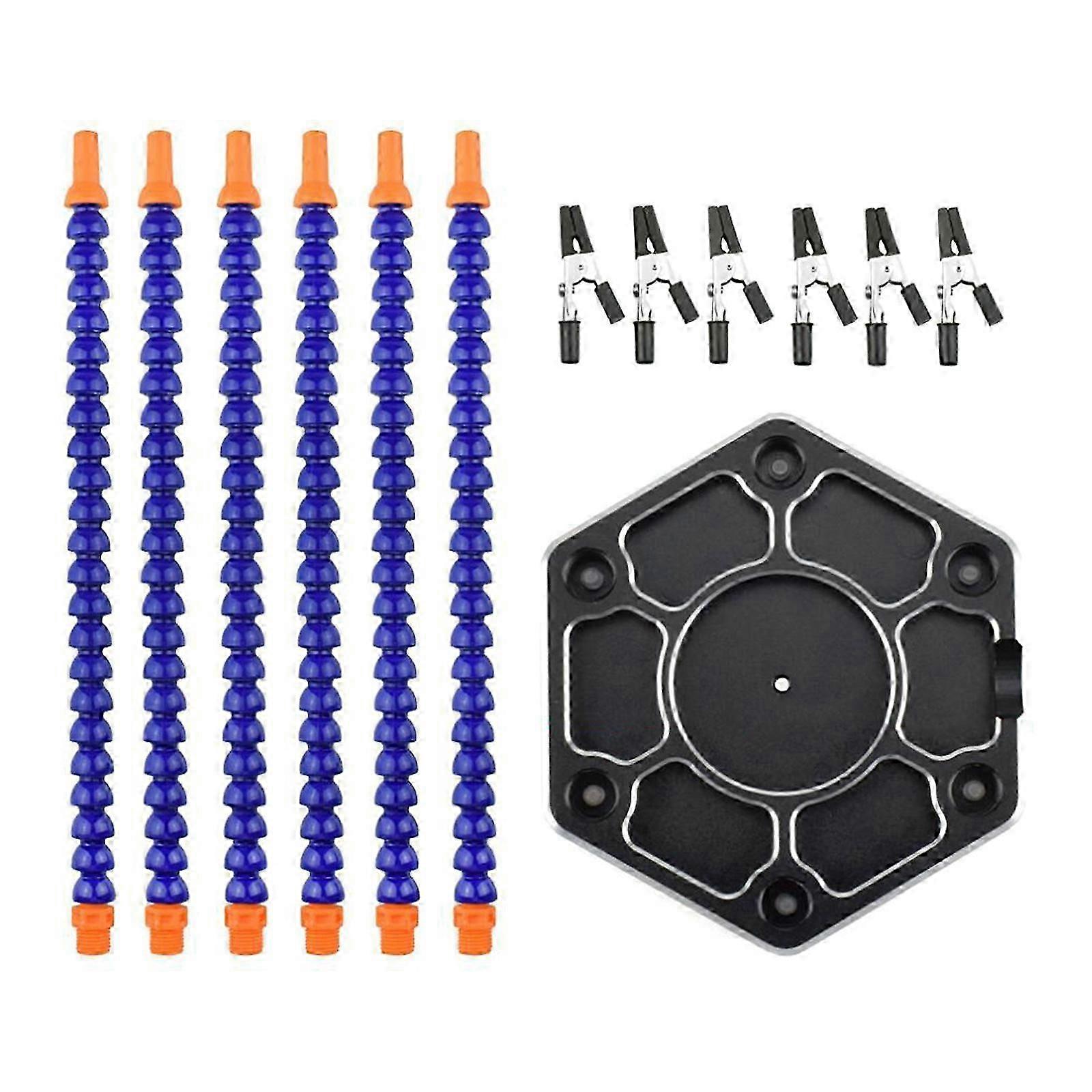 Helping Hands Soldering Tool Multifunctional Flexible PCB Circuit Holder Clamp Third Hand Tool for Soldering Welding White