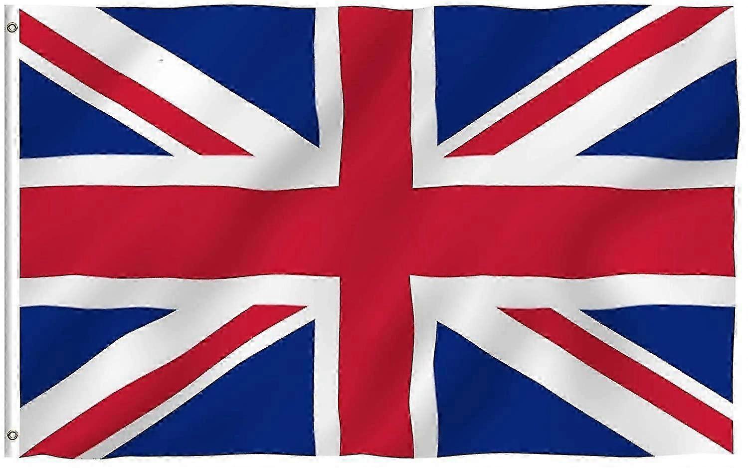 3x5 Foot United Kingdom Uk Flag - Vivid Color And Uv Fade Resistant - Canvas Header And Double Stitched