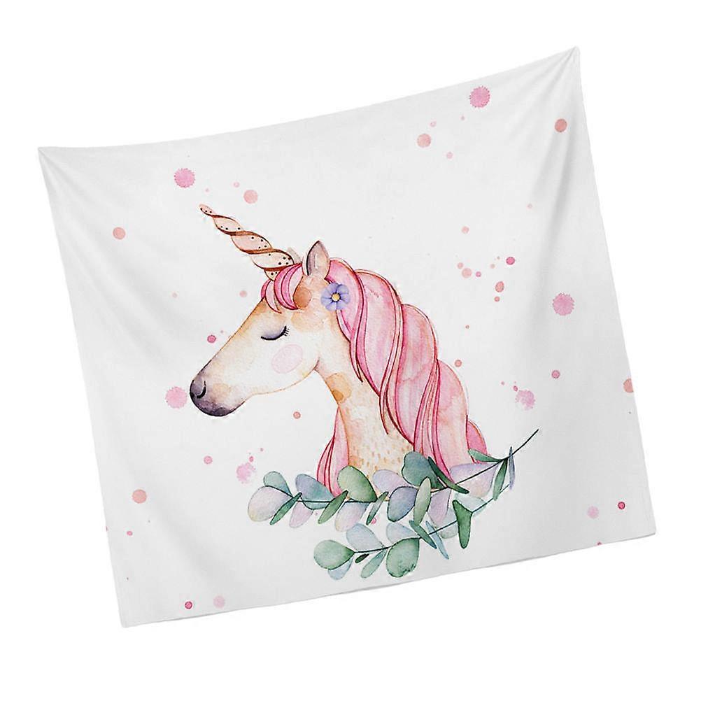 Wall Tapestry Bedroom Unicorn Pattern Hanging Carpet Multi 150x100cm Wall Backdrop 1Pcs