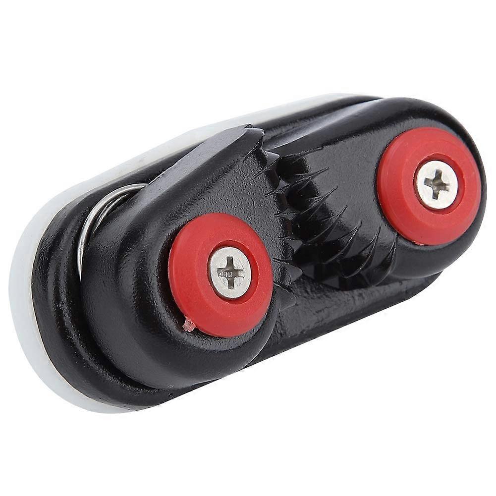 Boat Cam Cleat, Black Aluminium Alloy Rope Holder for Kayak Yacht and Boat Accessories, Size 2.5 Inch, Heavy Duty