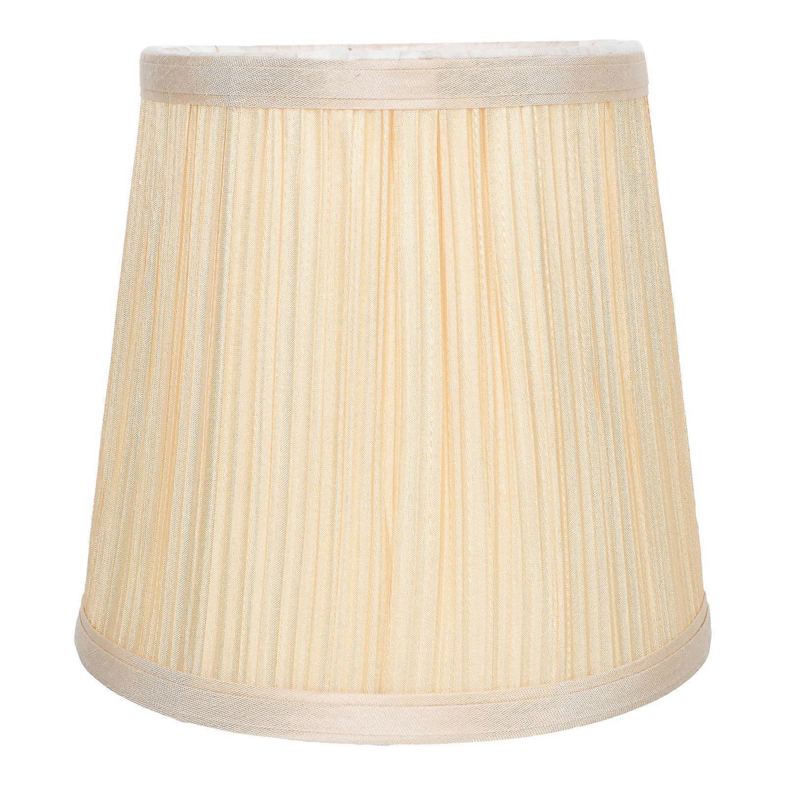 Lampshade For Table Lamps 16X15CM Pleated Shape Golden Color Dust Protection 1Pcs