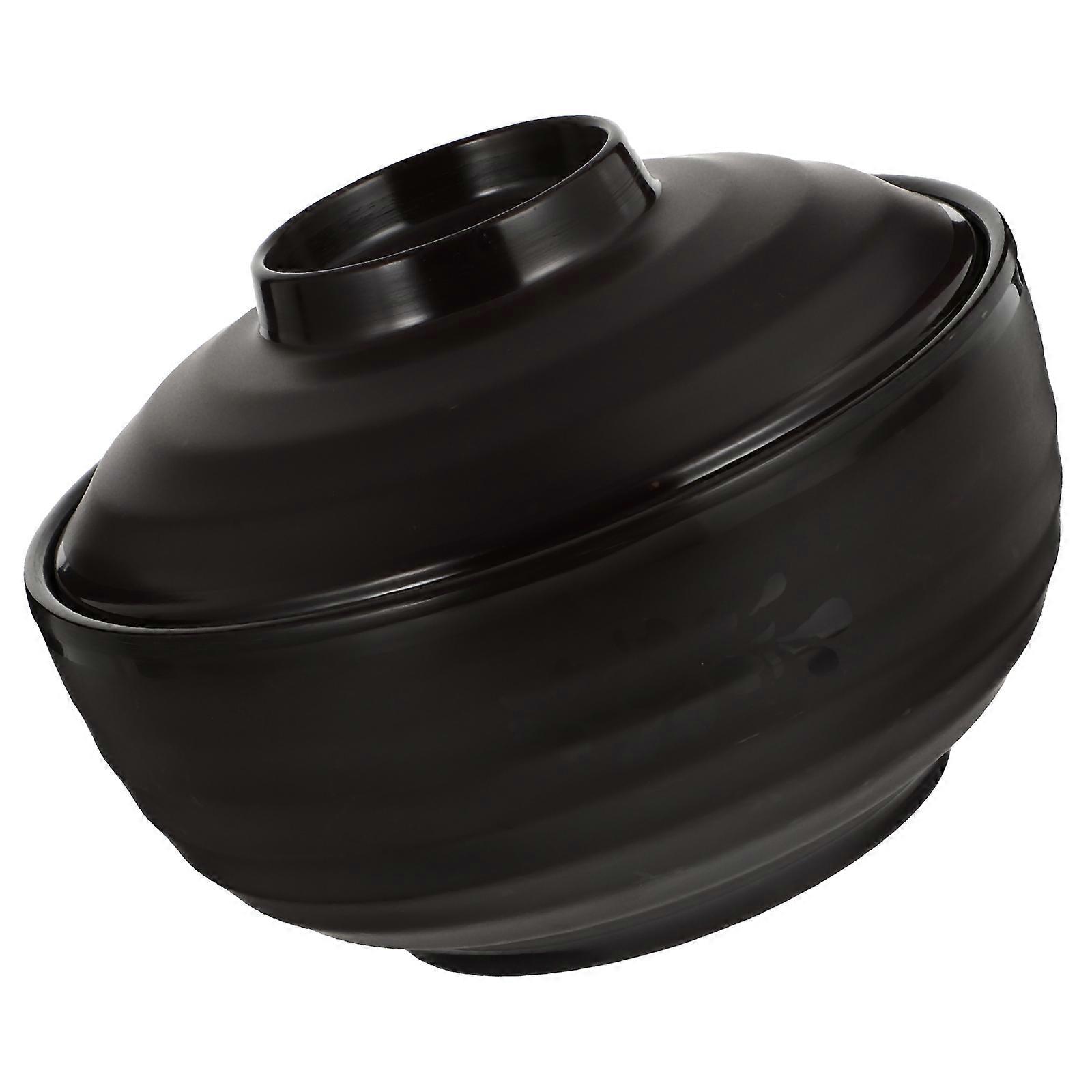 Small Miso Soup Bowl Miso Soup Bowl with Lid Holds Miso Soup Coffee Color 1Set