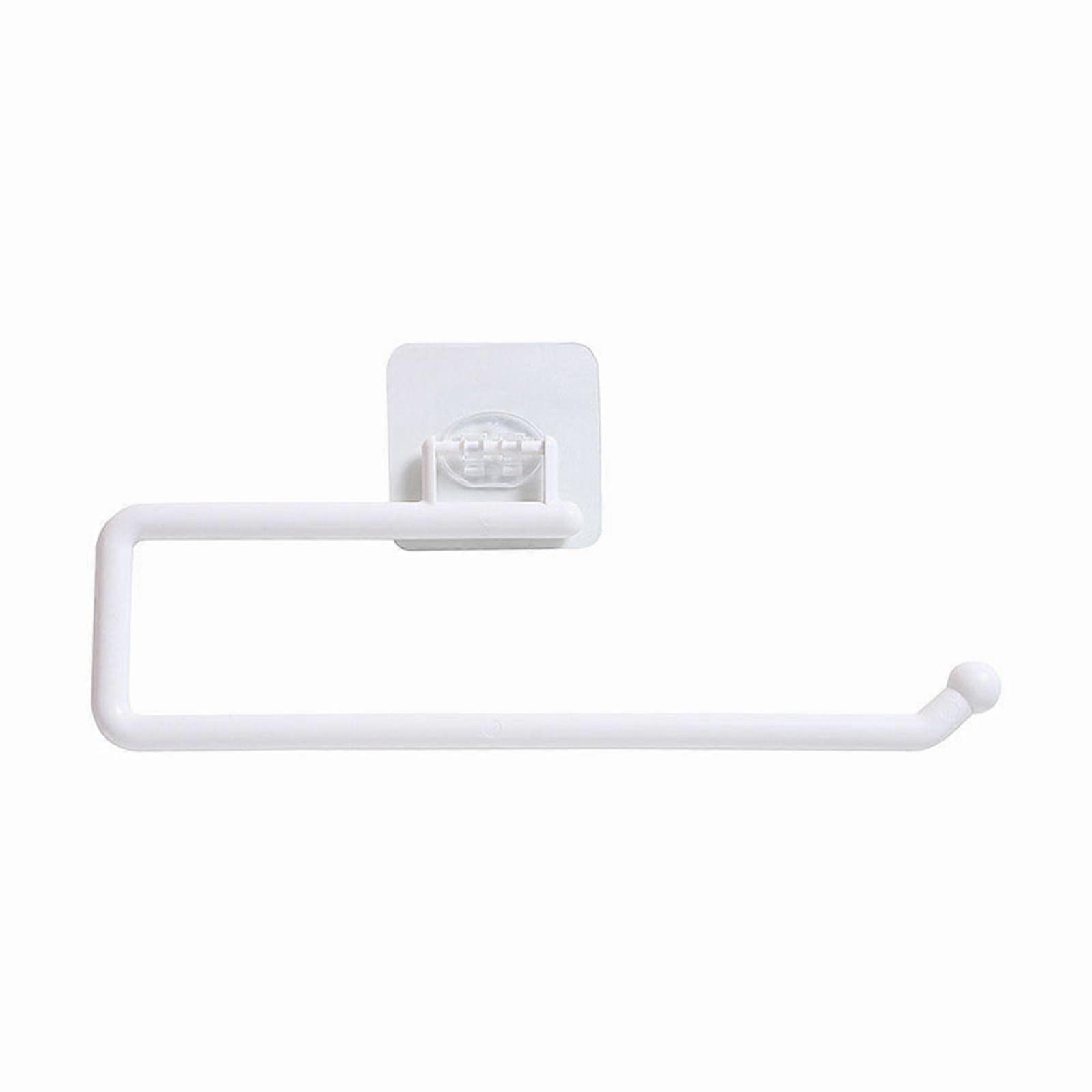 Wallmounted Paper Towel Holder, Selfadhesive Undercabinet, 11.2 cm, White