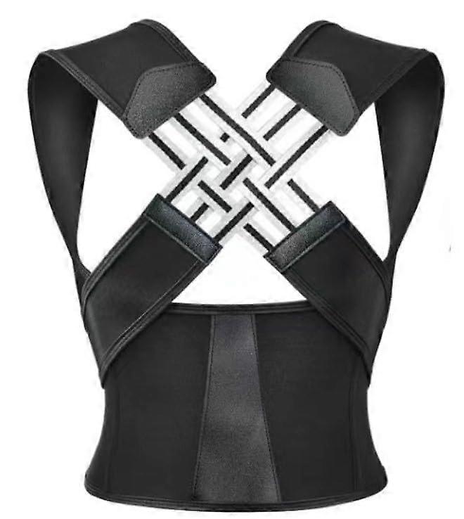 KörperHilfe PosturaPro Adjustable Orthopaedic Back Support for Men and Women - Ergonomic Posture Corrector for Daily Use
