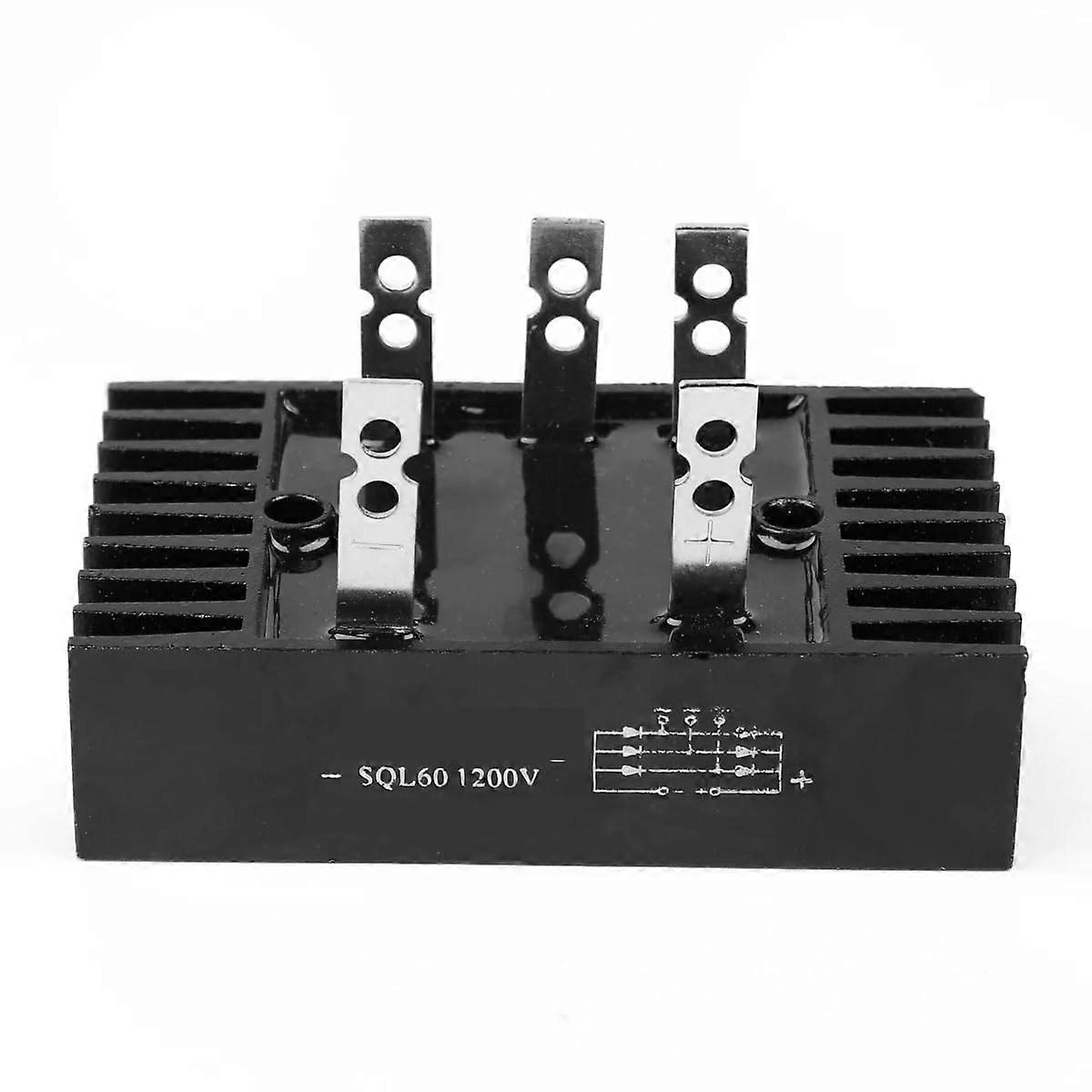 Three Phase Rectifiers Bridge Stack SQL60A Aluminium Metal Case 3 Phase Diode Bridge