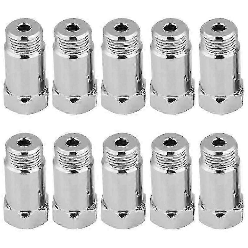 10Pcs O2 Sensor Adapter Extender 45mm M18X1.5 Spacer for Various Brands