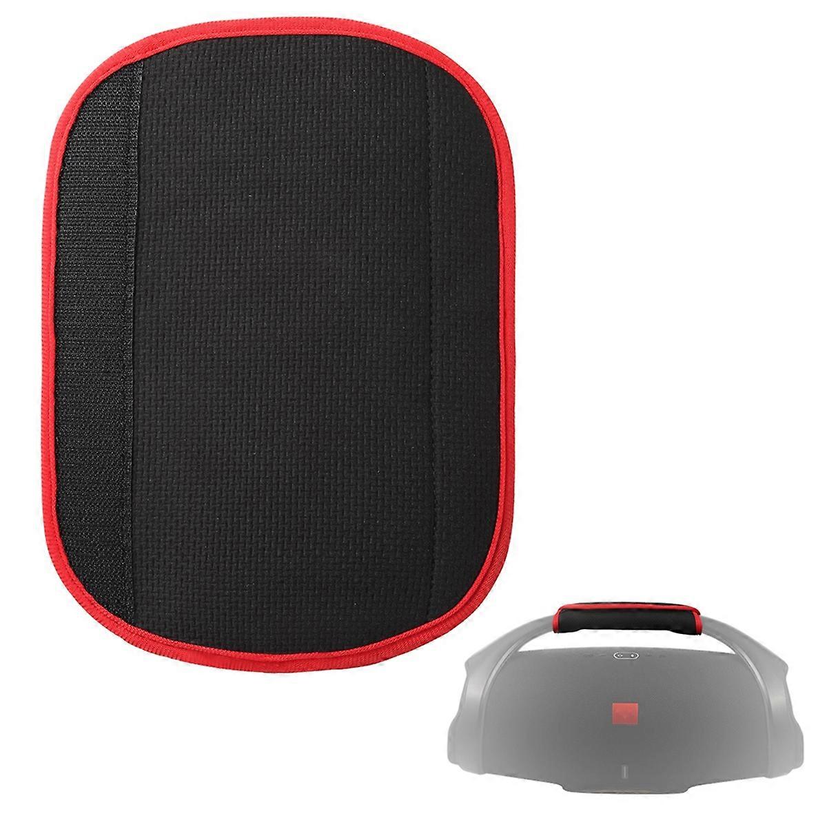 For 1/2/3 Wireless Bluetooth Speaker Non-Slip Protective Wrist Strap Sleeve Wrist Pad Black+Red