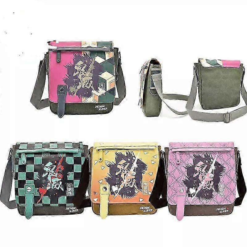 Demon Slayer Tanjiro Nezuko Zenitsu Shoulder Bag Messenger Bag