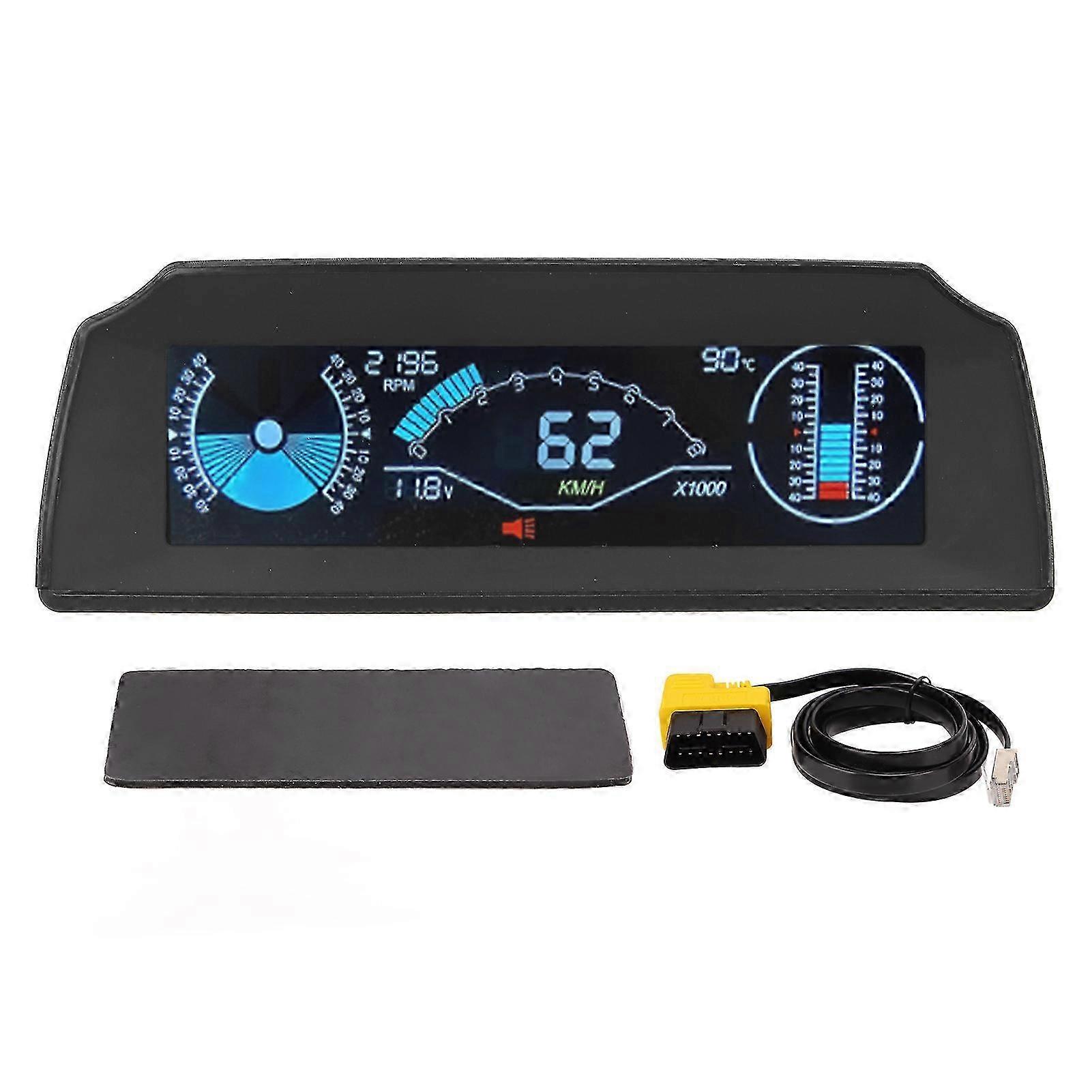 Universal Car HUD Display Digital Windshield Screen with Engine Speed Indicator