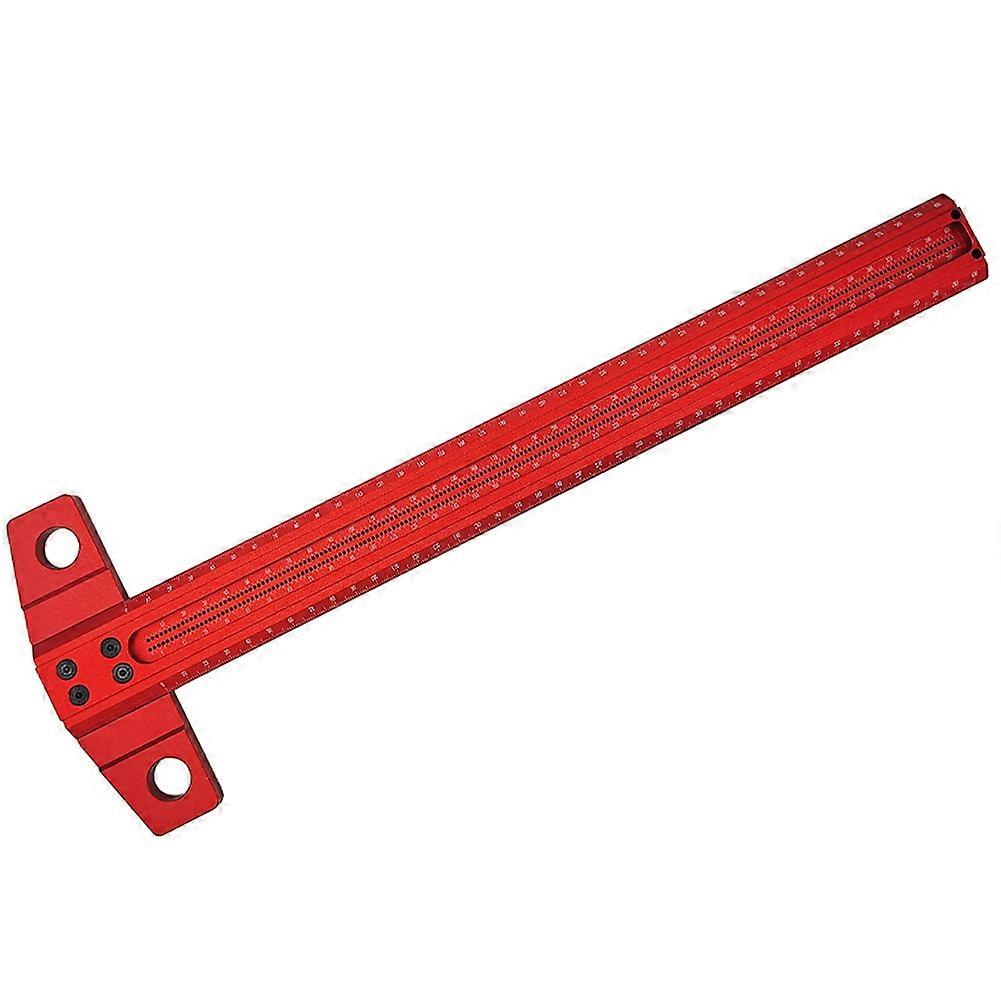 500mm Precision Marking T-Ruler Aluminum Alloy Woodworking Scribe
