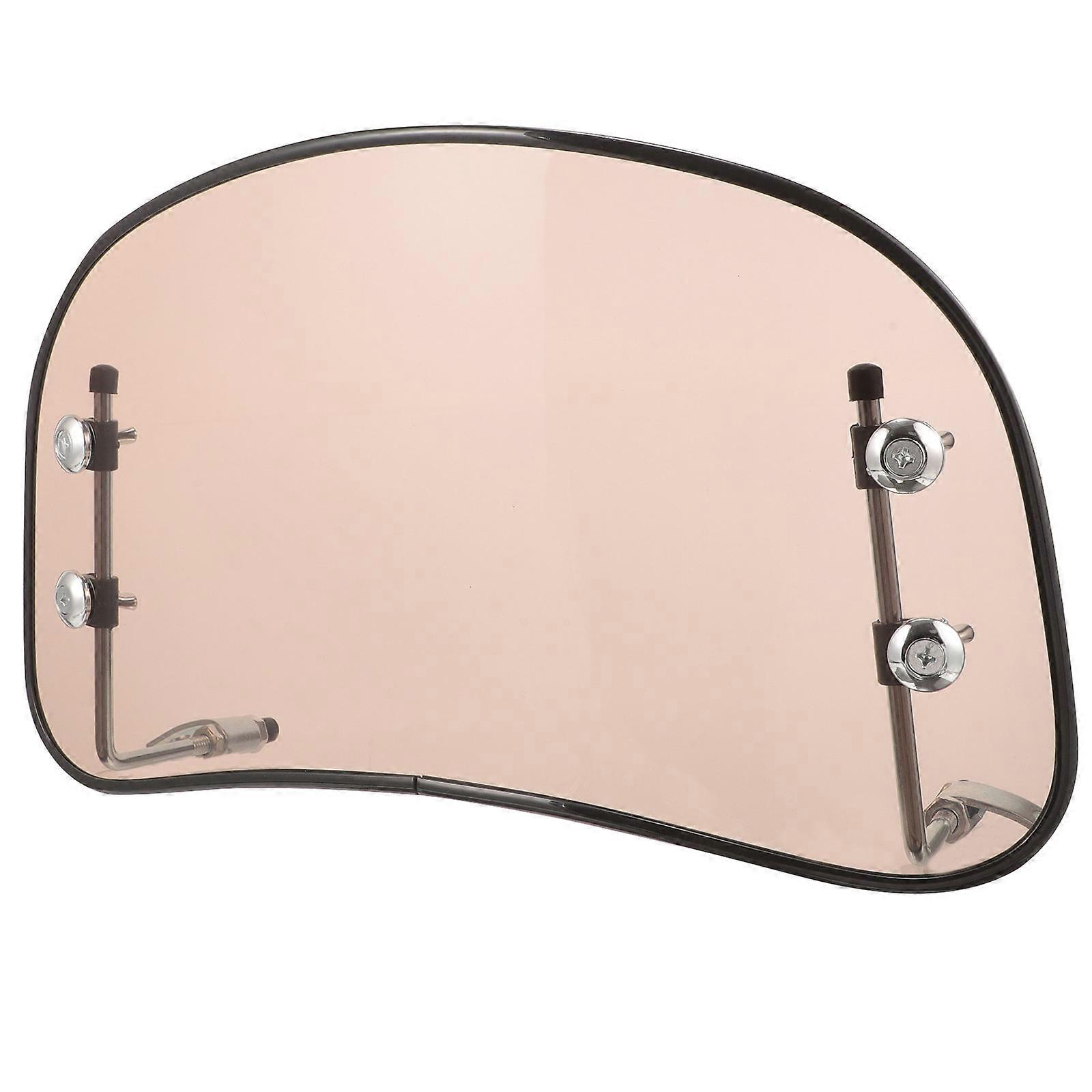 Transparent Widened Motorcycle Windshield Wind Deflector for Scooter, Motorbike & Electric Vehicle – Retro Style, Lightweight Design with Enhanced