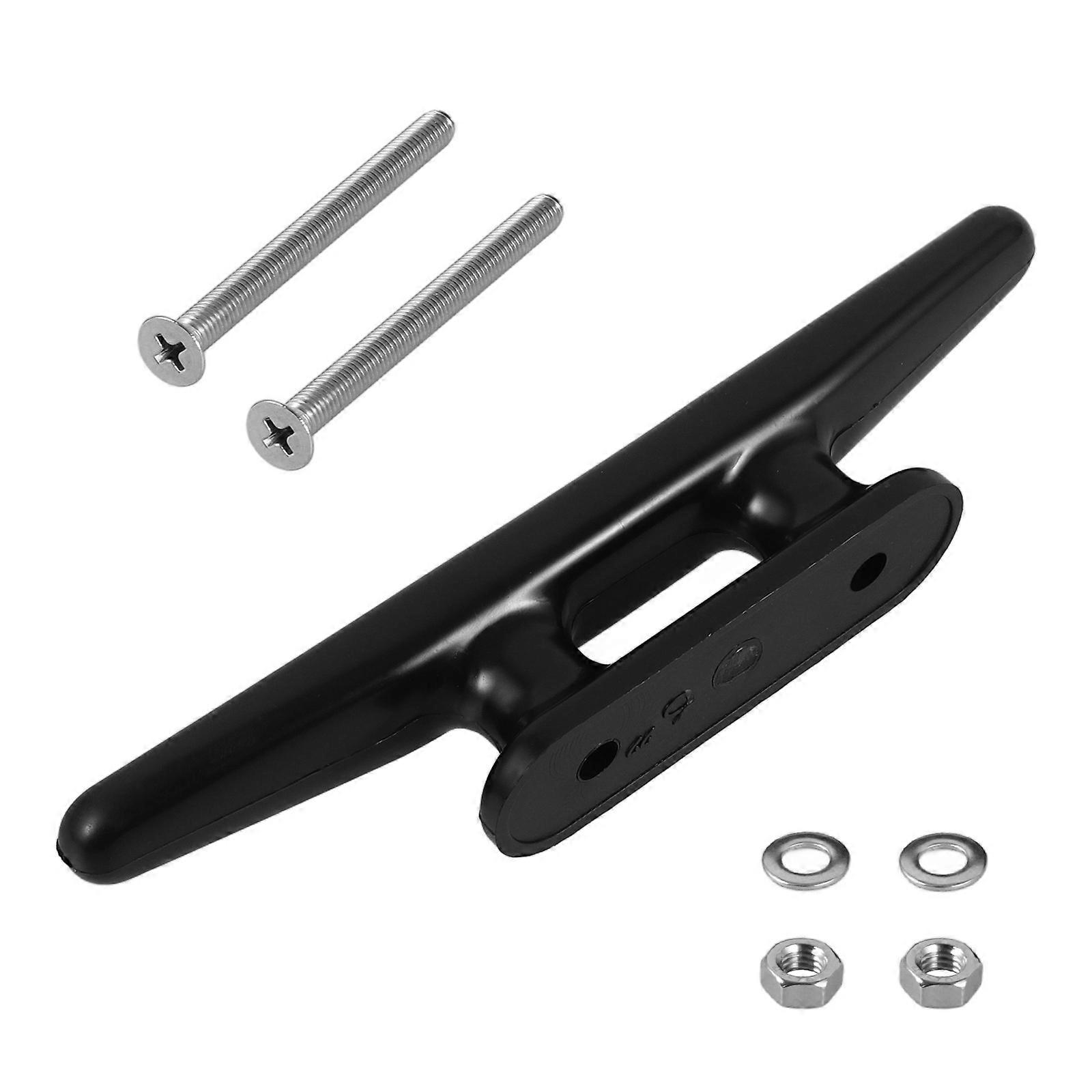 Durable Rope Fixing Cleat for Boats – Sturdy Nylon Cleat for Kayak, Yacht, and Canoe – Easy Installation, Pre Assembled Mooring Supply