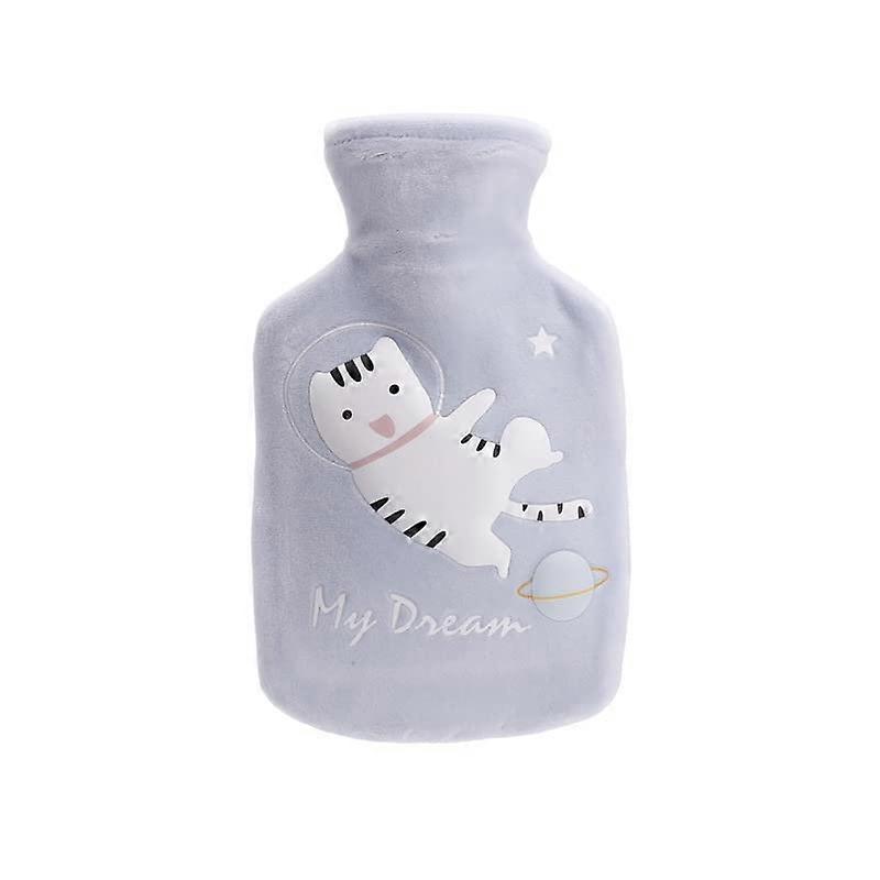 Hot Water Bottle 350ml Plush Cartoon Unicorn Cat Rabbit Flamingo Hand Warmer Soft Warm Material for Kids