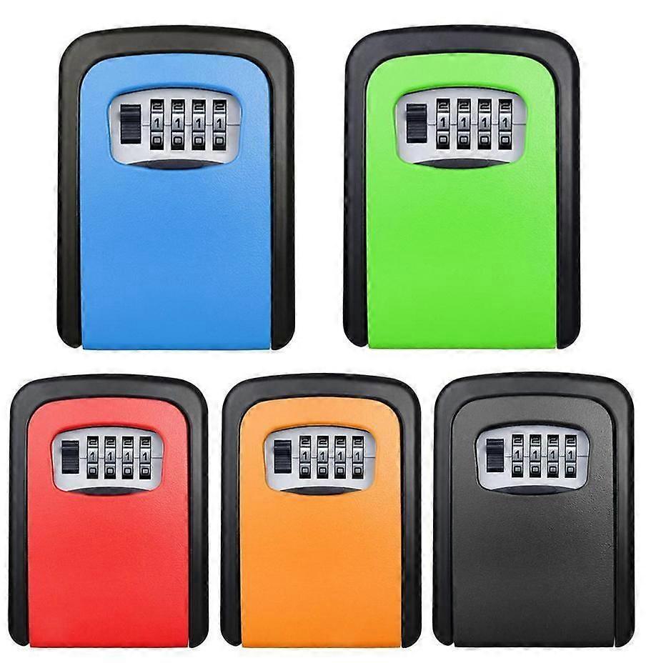 Wall-mounted key safe password security lock storage