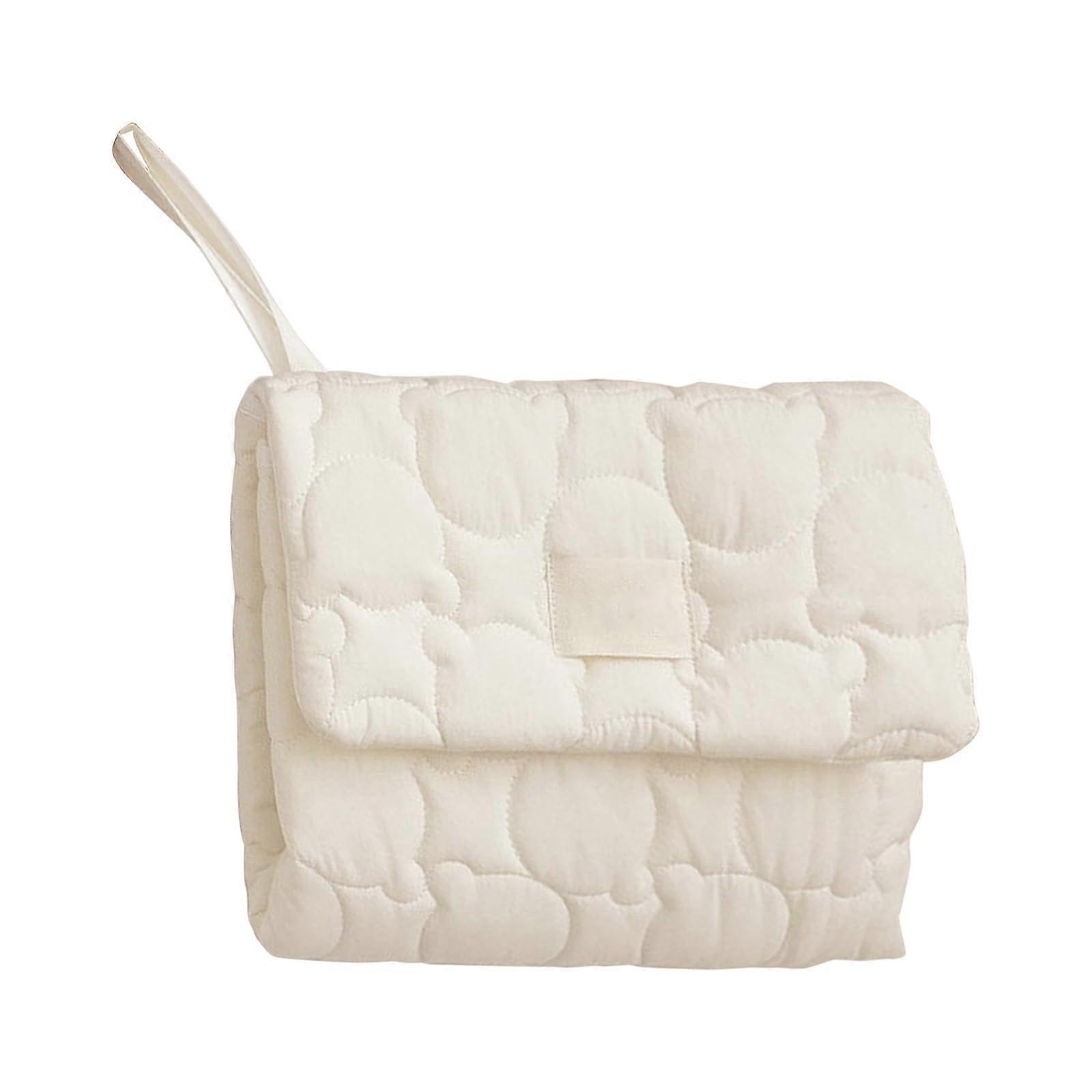 Reusable baby changing pad with absorption function for parents during travel, easy to clean and carry.
