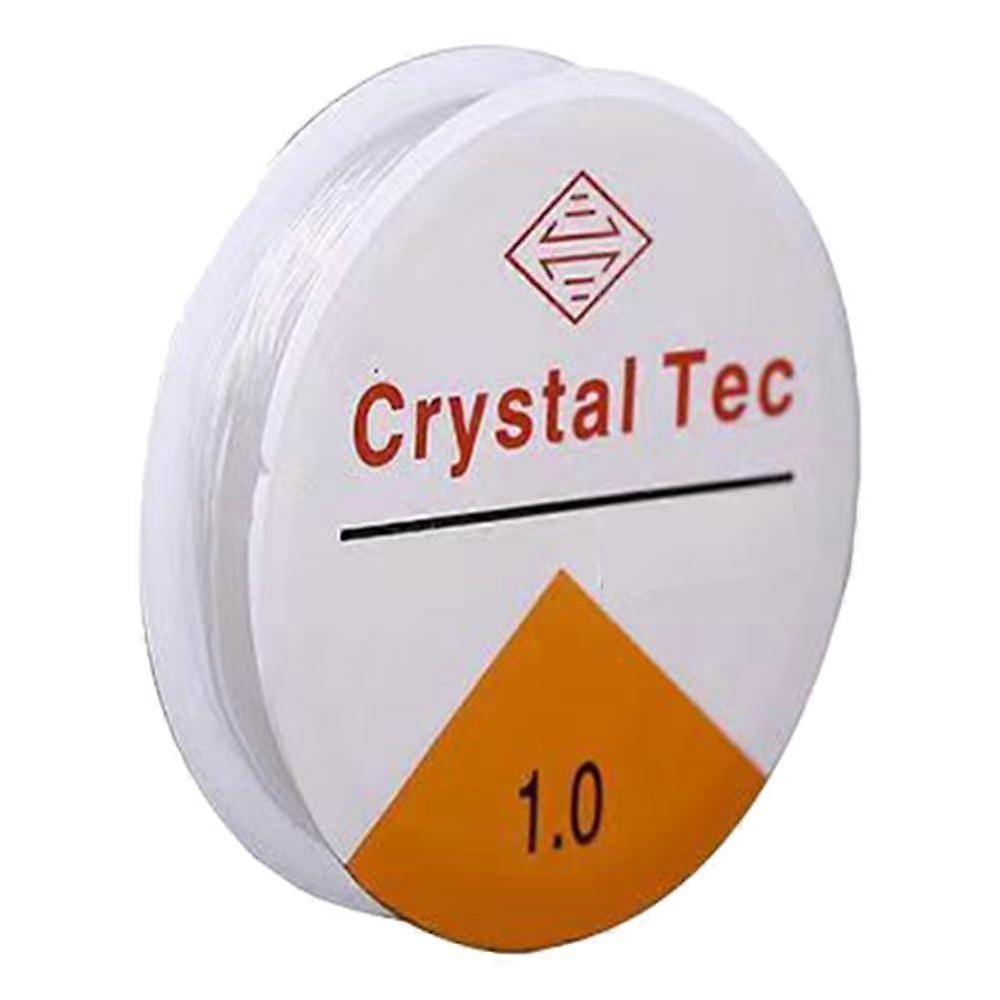 1mm Elastic Jewellery Thread, Crystal Elastic Cord for DIY Bracelets Crafts