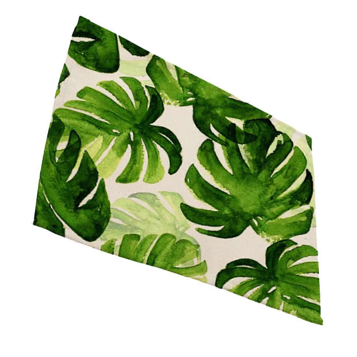 Nordic Leaf Table Placemats Creative HeatResistant Coasters for Dining Room and Parties Scratch and Stain Resistant