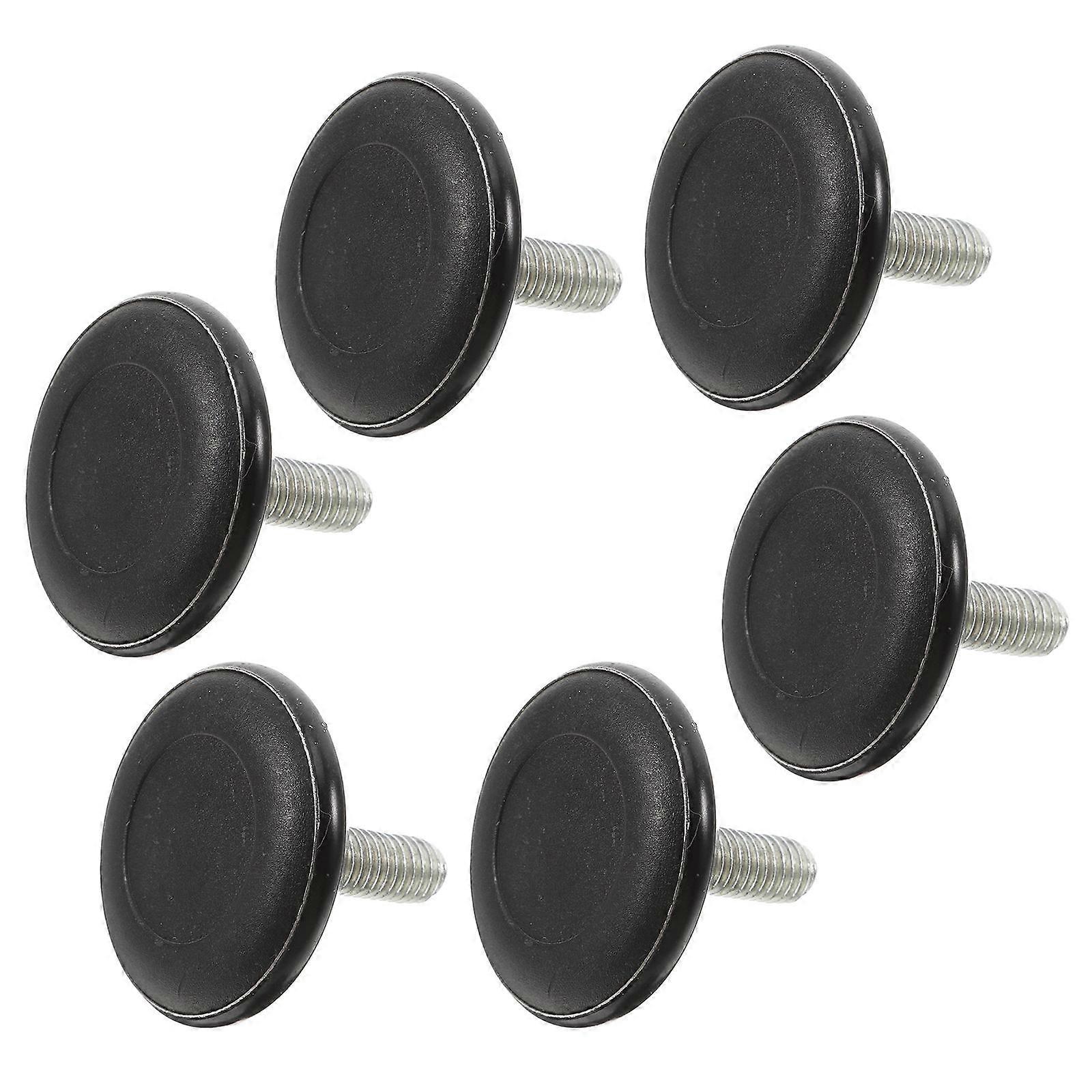 6pcs Heavy Duty Adjustable Furniture Levelers, Screw In Leveling Feet for Chairs, Tables, Cabinets – Floor Protection & Stability Enhancement