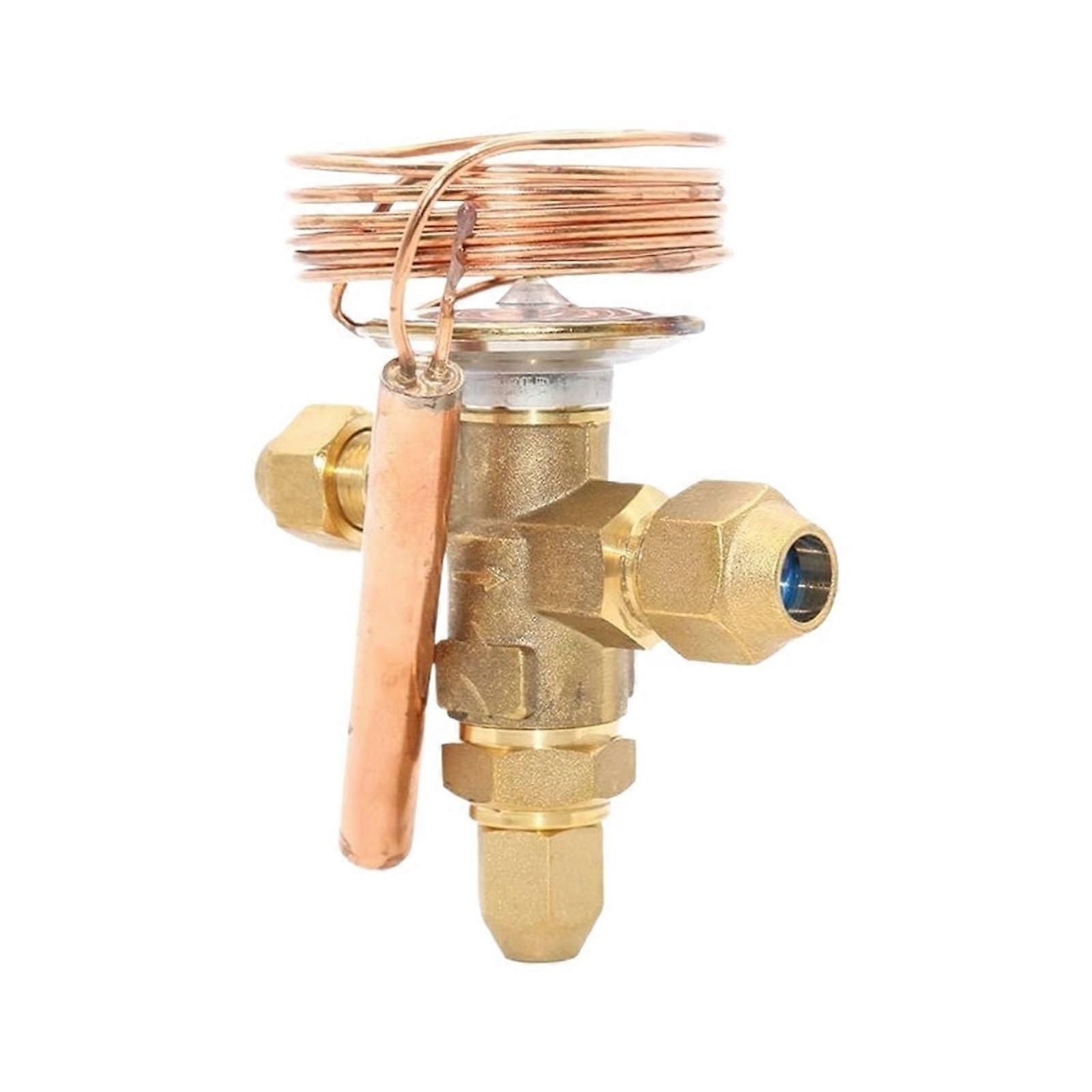 Thermal expansion valve for air conditioning and refrigeration rooms, pressure reducing valve (External Balance Weld RTE7.5H)