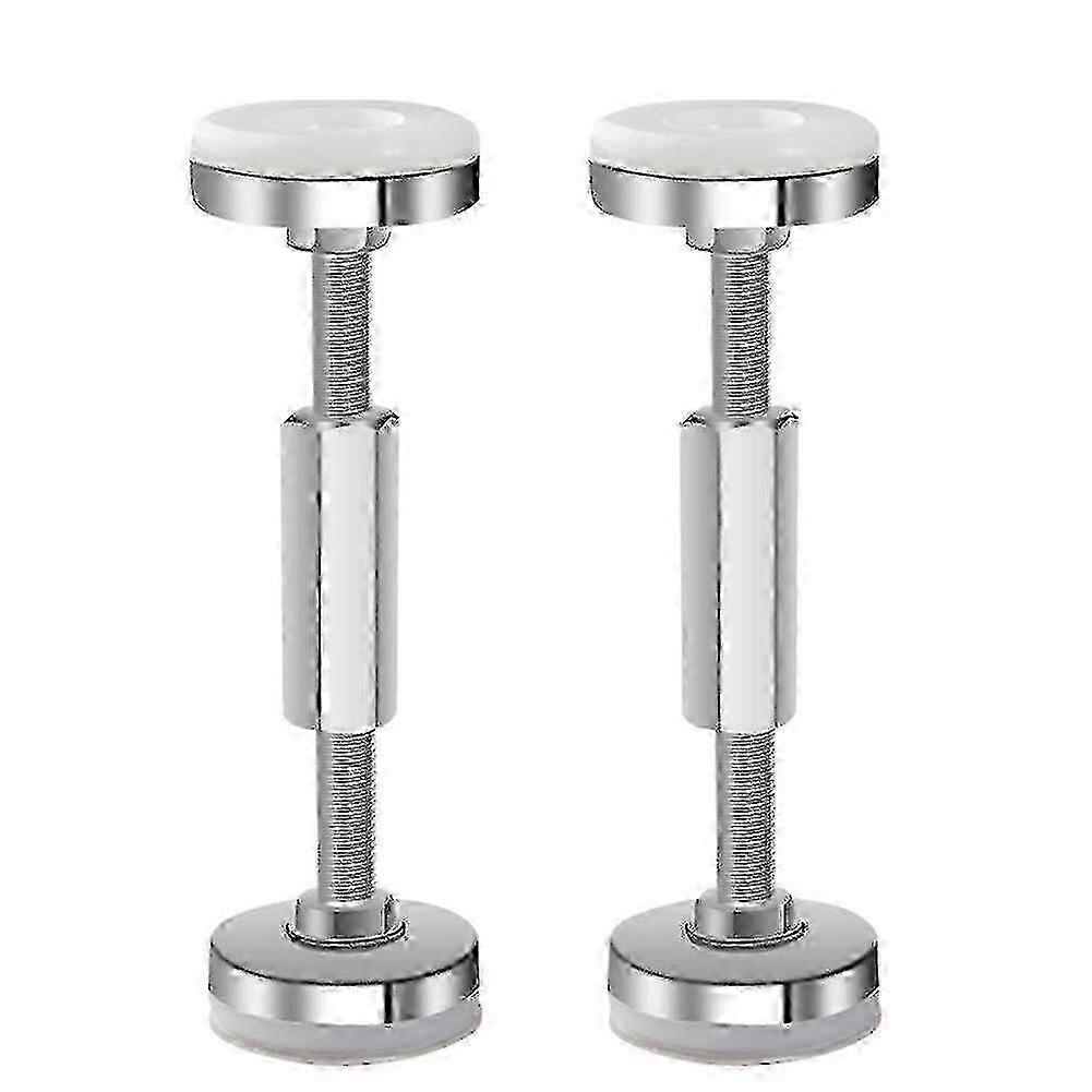 2pcs Adjustable Threaded Anti-Shake Bed Frame Support Tool - Telescopic Wall Stabilizers for Enhanced Room Stability