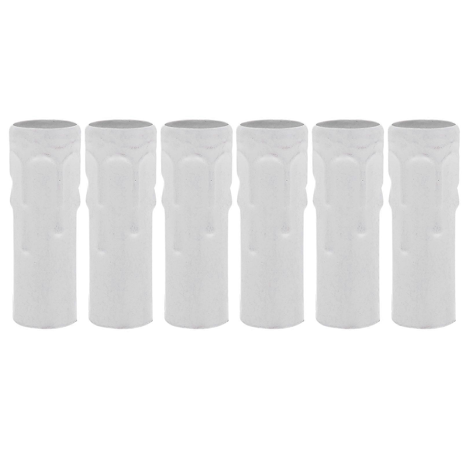 6pcs Chandelier Candle Sleeves E14 Candle Socket Covers Candelabra Base Covers