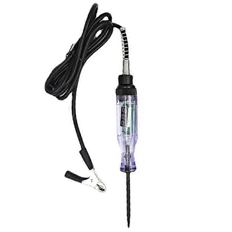 3-70V Automotive Testing Electric Pen, Model: D Black Cable D Black Cable