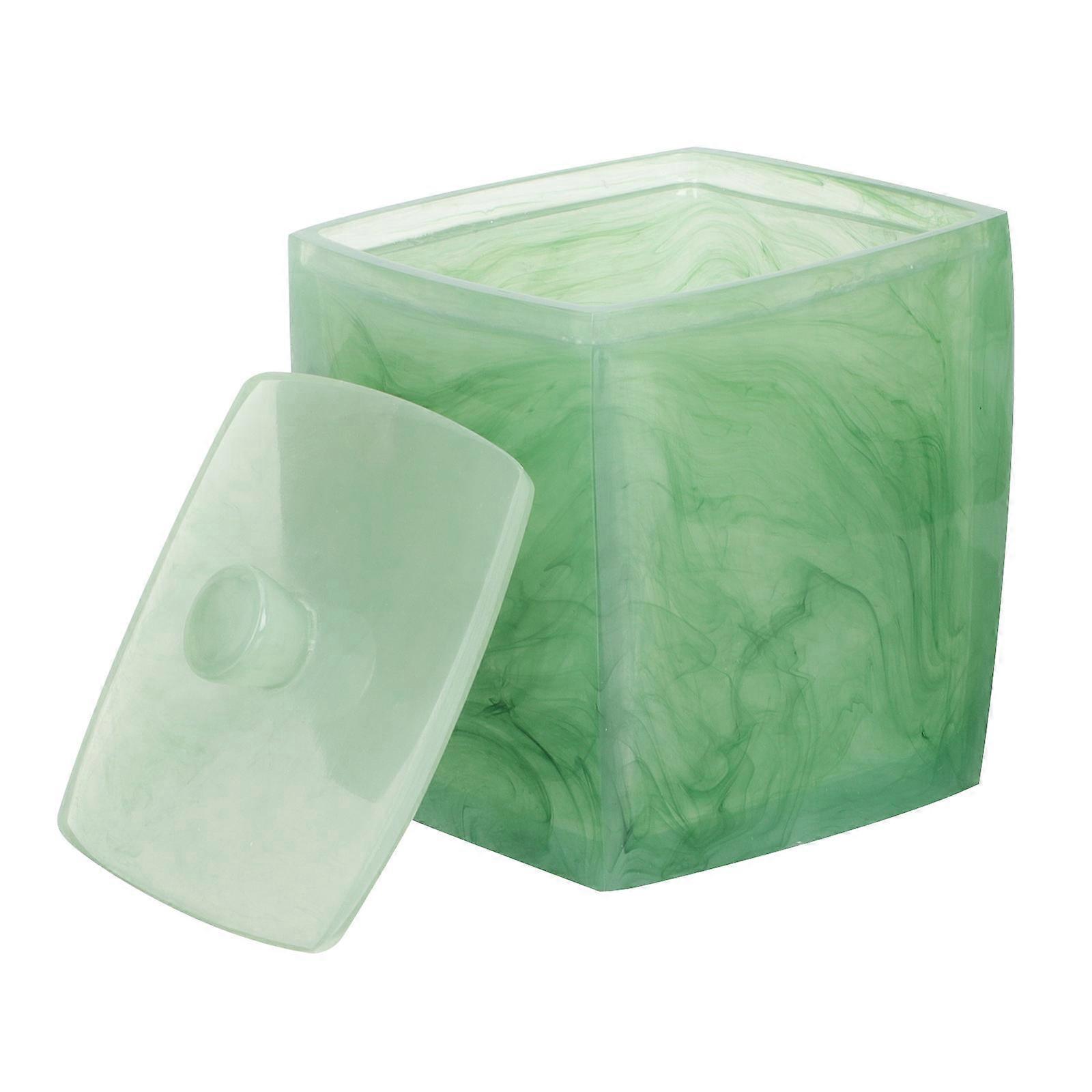 Elegant Desktop Cotton Pads Storage Box with Lid – Portable Organizer for Nail Pads, Toothpicks, Bathroom & Office Use – Odorless Design