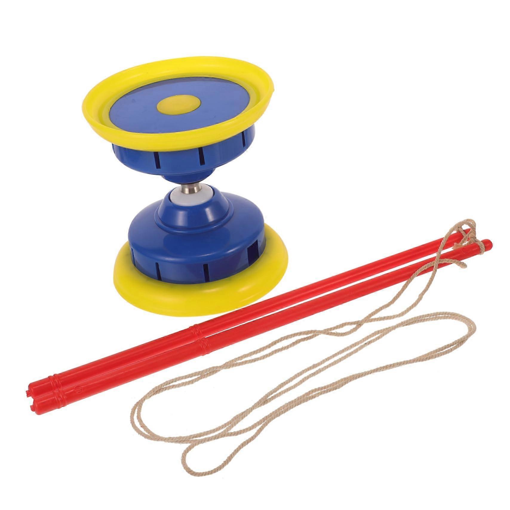 Diabolo YoYo with Triple Bearing, Suitable for Beginners and Professionals, Ideal for Fitness and Entertainment, for Adults, Stick Color Random.