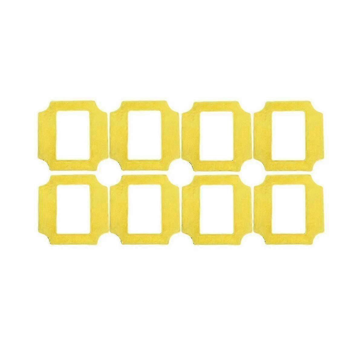 8pcs Universal Window Cleaning Robot Mop Cloths - Square Weeper Wipes for Purerobo W-S3 S4/3S/5 Models