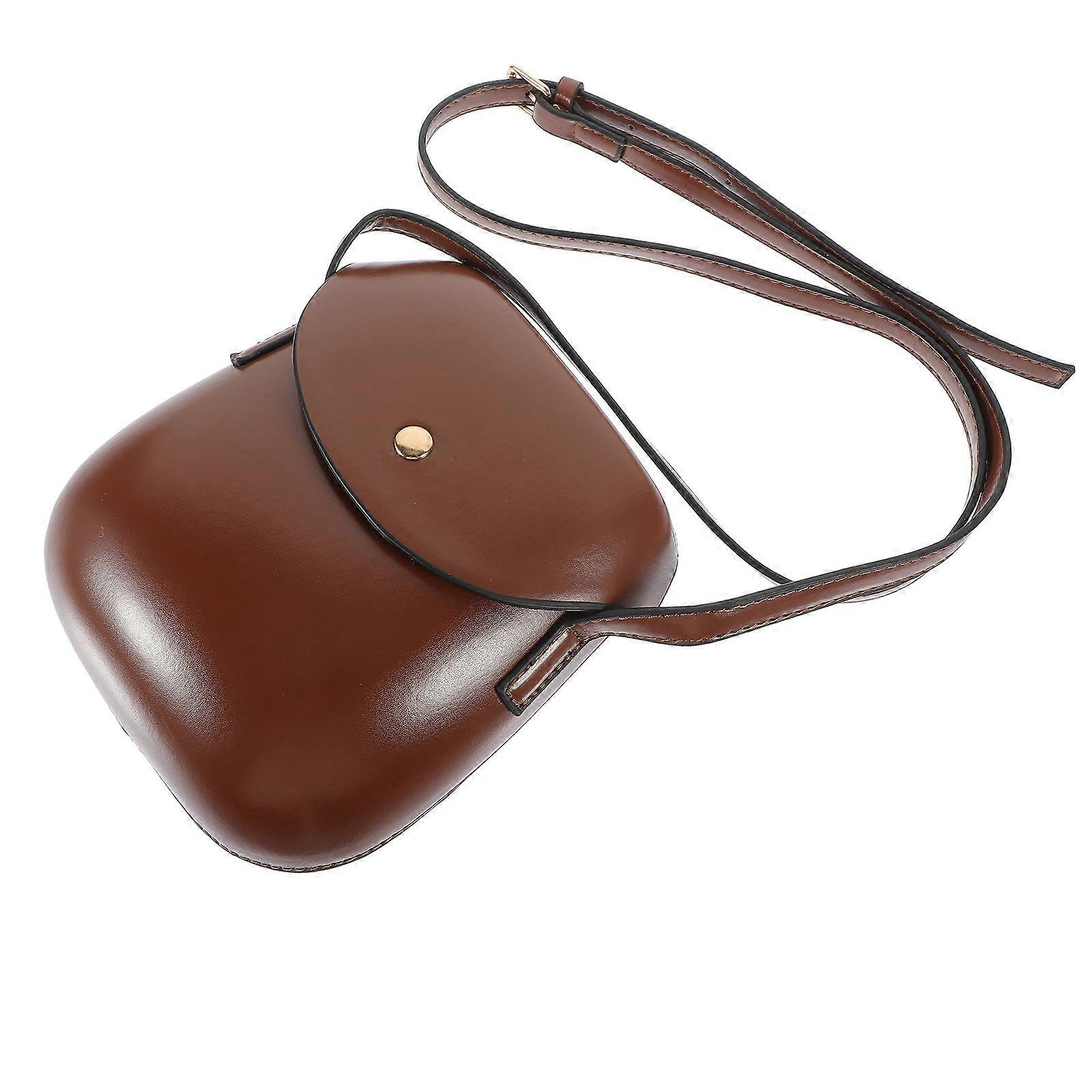 Purses For Women Shoulder Bag Shell Shape Daily Use Brown 19.00X17.00X6.00CM 1Set