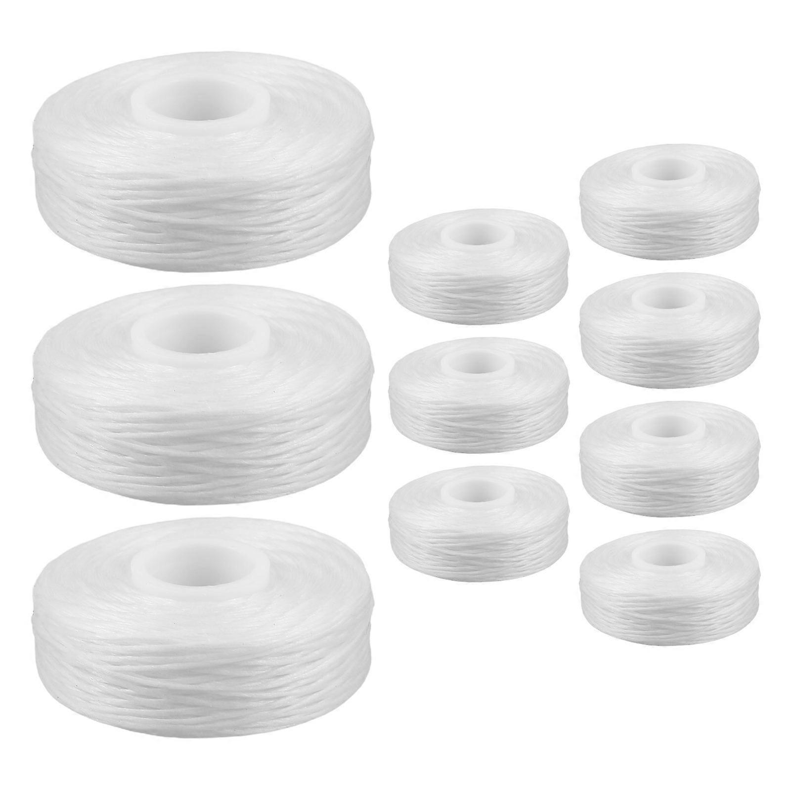 Flosser Spool Polyester Floss Food Particle Removal Travel 1.14X1.14X0.35In 10Pcs