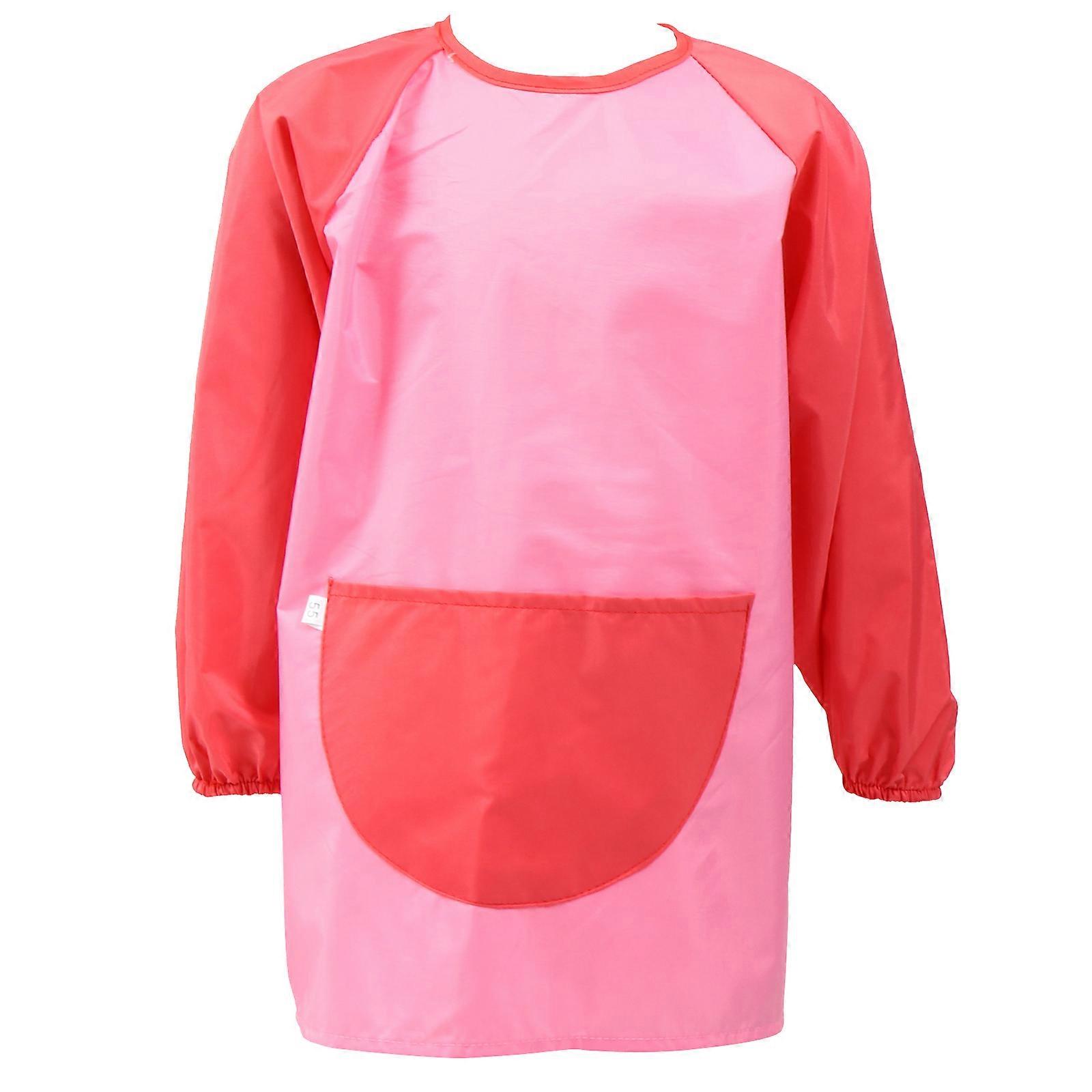 Stain Resistant Long Sleeve Art Smock with Pocket for Painting, Cooking & Crafts – Easy to Clean, One Size Fits Most