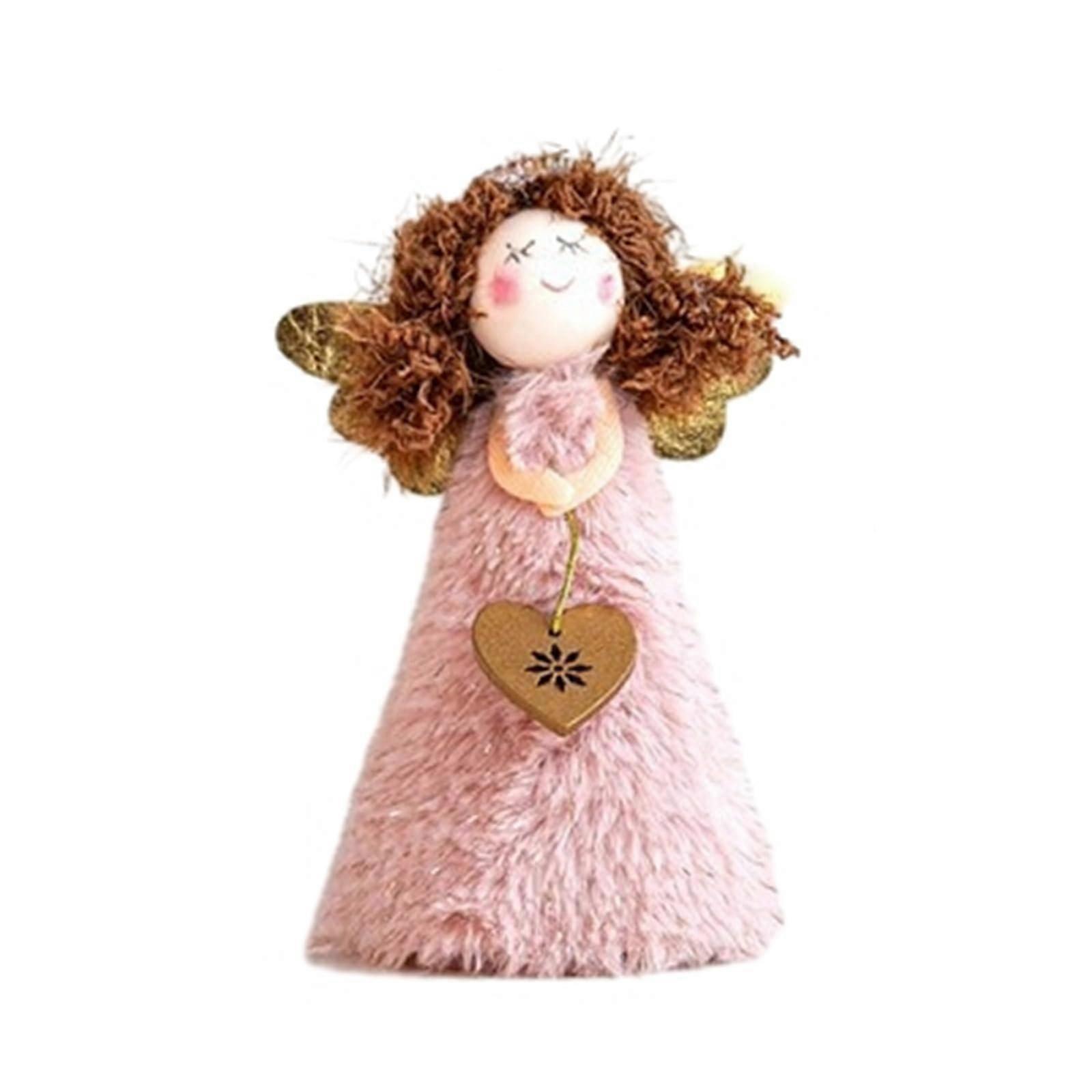 Festive Christmas Tree With Five Pointed Star Plush Decoration Unique Charm Ornament For Holiday Mood