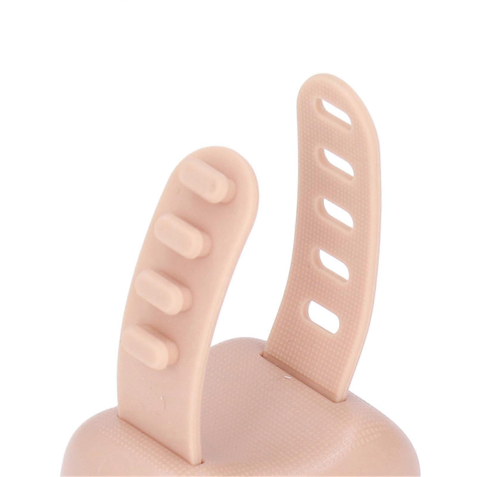 Ring Counter White Manual Luminous Ring Type USB Rechargeable Sweat Proof Silicone Counter