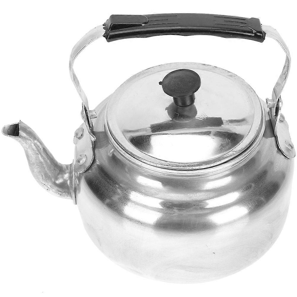 Stovetop Kettle Aluminum Alloy Boiling Water Daily Gathering Silver Classic Design 1Pcs