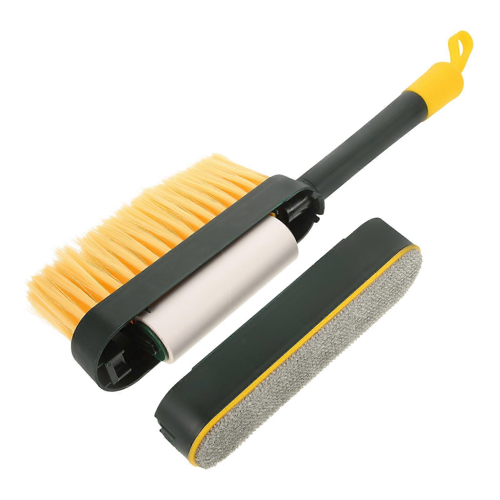 Portable Home Travel Lint Remover Soft Cleaning Brush for Household Users PP Material 3-in-1 Tool 1Set