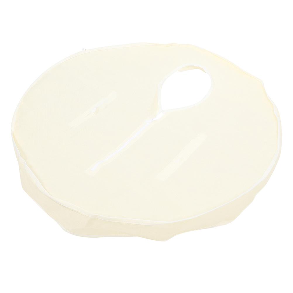 Foldable Insulated Hot Tub cover for Spa and Sauna Use Beige Nonwoven 48.5 inches diameter