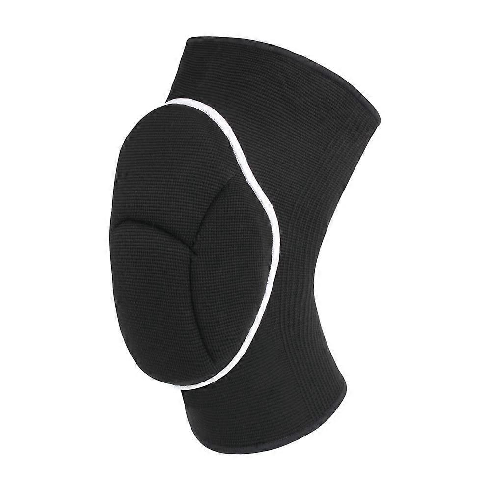 1 Pair Sports Protective Knee Pads, Thick Sponge Padding, for Football, Volleyball, Extreme Sports, NonSlip AntiCollision Knee Guards, White, Size M