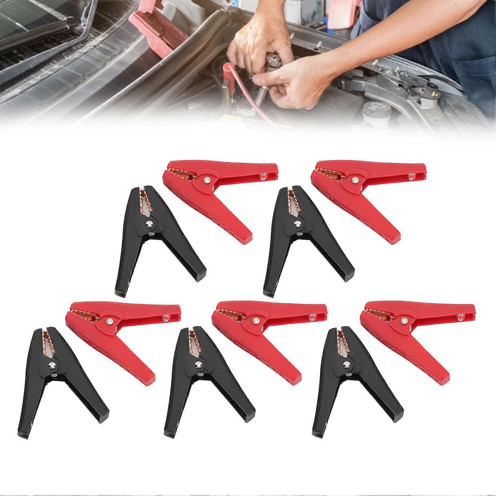 5 Set Insulated Clip 30A Strong Clamping High Accuracy Process Elasticity Electric Test Clamp for Experimental Test Wire