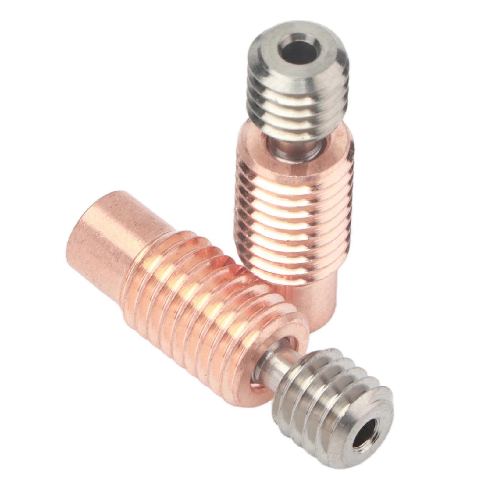 CYNCS 5PCS Bimétal Heat Break Ti Alloy Copper Heatbreak Remplacement pour Prusa I3 MK3 MK3S 3D PrinterThreaded