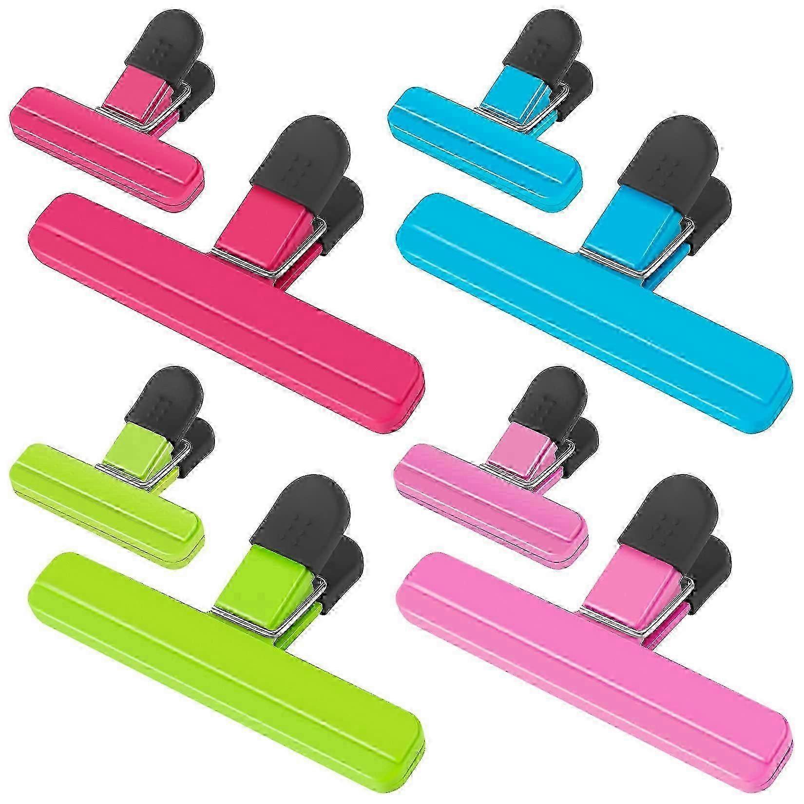 8-Pack Chip Clips for Food Bags, Snacks, Bread & Kitchen Storage