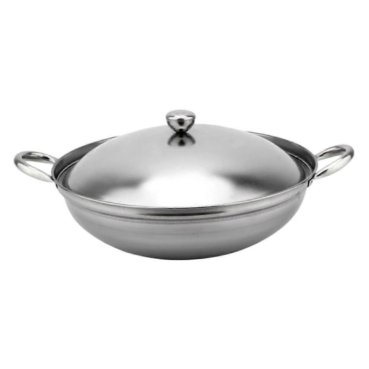 Hot Pot Set with Lid Seafood Cooking Pan for Home Use Compatible with Induction Stoves