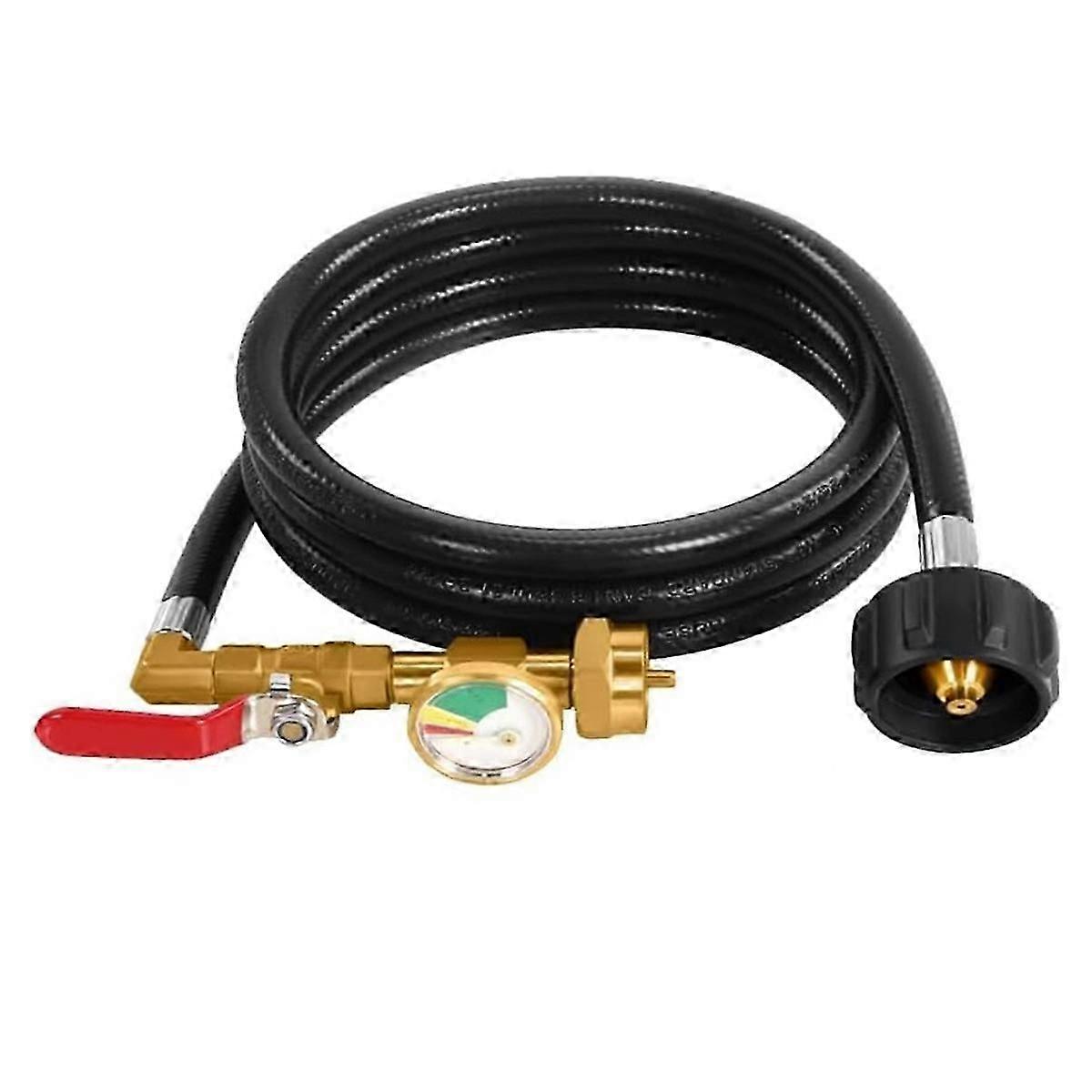Camping Grill(/Type1 Inlet) 1LB Propane Gas Tank Adapter Connector